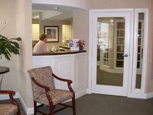 Reception desk